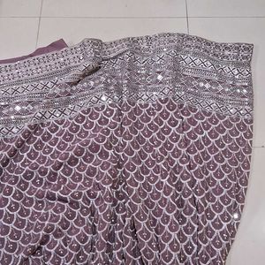 Semi Stitch  Lahnga With Dupatta