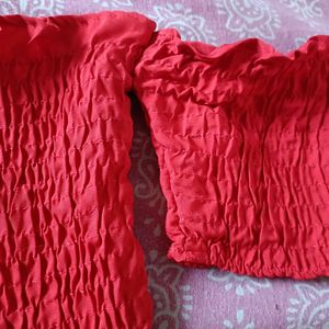 Frill Smocked Top