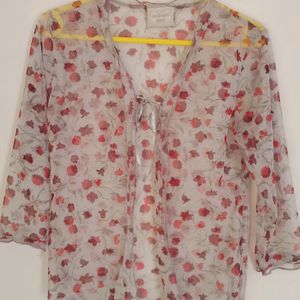 Floral Print Authentic Style Shrug