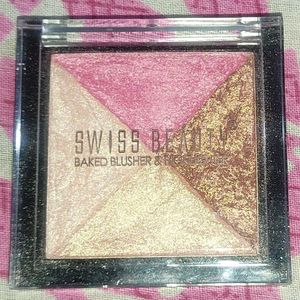 Swiss Beauty Baked Blusher And Highlighter