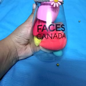 Faces Canada 6 Makeup Blenders With Jar