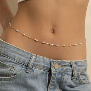 Pearl Y2k Pinterest Waist Chain / Kamarbandh