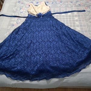 Partywear Blue Gown