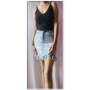 Denim Short Mini Skirt