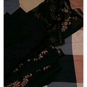 Black Saree 🖤