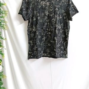 Vintage Floral Print T Shirt