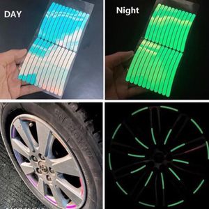 20PCS Reflective Car Wheel Sticker, Bike Sticker