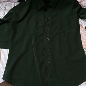 Brand New Olive Green Formal Shirt