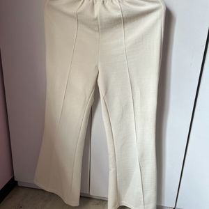 White Flared Pant