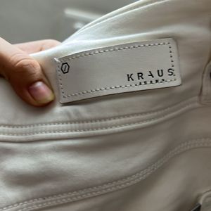 White Jeans Kraus Brand For Women