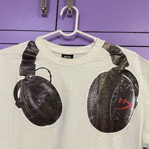 Oversize Headphone T Shirt