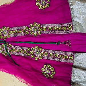 anarkali jacket dress