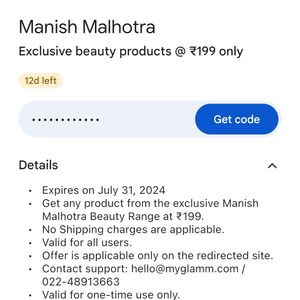 Manish Malhotra Offer