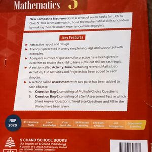 Class 3 , S.Chand Maths Book