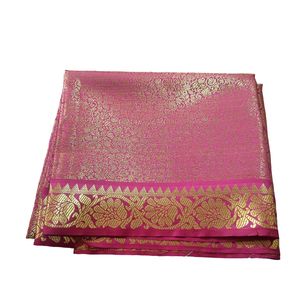 Kanjeevaram Rani Pink blouse 80 Cm