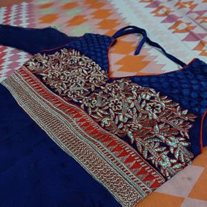 Blue Anarkali