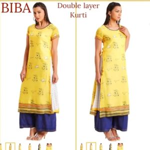 Yellow Kurti From Biba💗