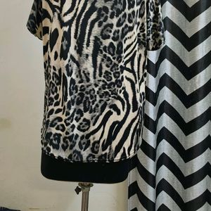 Plus Size Animal Print Top