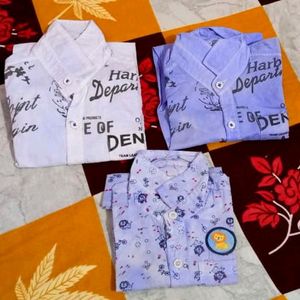 2 Shorts 'N' 3 White Shirts for Boys (2-4)years