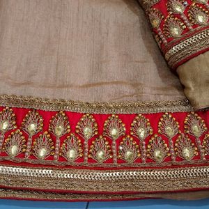 Bridal (3) Heavy Saree With Blouse