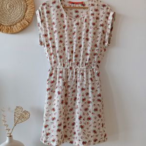 Mango Ditsy Floral Dress