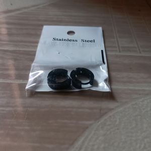 Black Piercing earing Alloy Hoop Earring