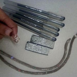 Pens , Payal , Ring , Clips, Pendal