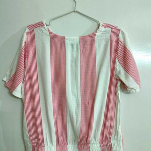 Vero Moda Striped Twist-Front Top