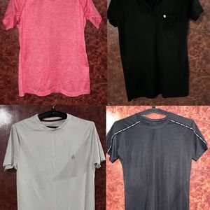 Combo Of 4 Gym/Casual Wear TShirt