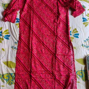 Gorgeous Rose Colour Kurta