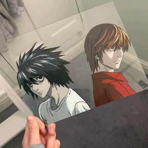 Death Note Glass Painting