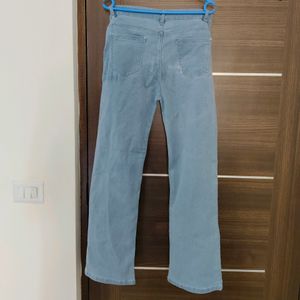 Regular Straight Fit Blue Jeans