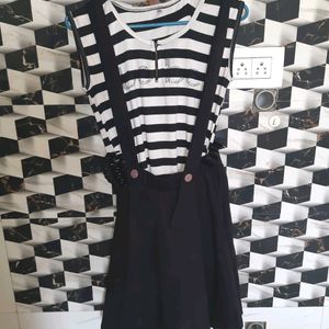 Korean Dungaree Black Skrit