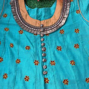 Rs 350 Only Pure Cotton Hand Work Kurti