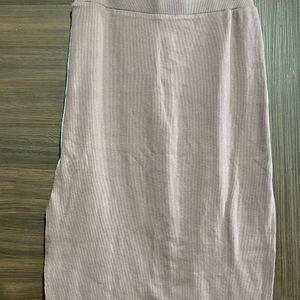 Mauve Solid Top with Skirt