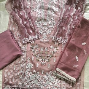 Pakistani Organza Suit Set