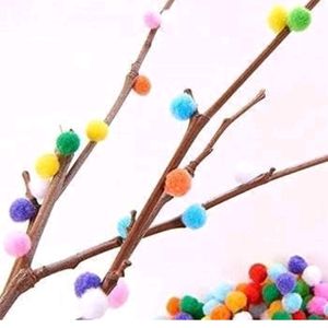 Pack of 3 Packets Pompom Wool Balls(60 Pcs.)