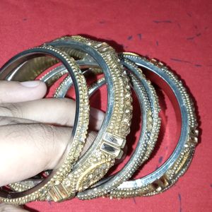 Golden Bangles Set❤️🤗