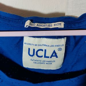 UCLA Crop Top In Small Size, Ultramarine Color