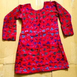 Woolen Kurti For Kids Girl...