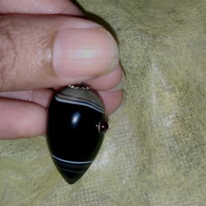 Suleimani hakik / Black agate pendant