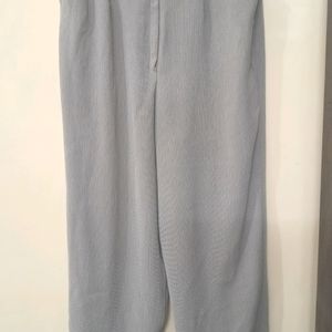 Grey Flare Trousers