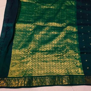 Cotton Silk Pure Gadwal Saree