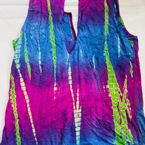 Women Tie N Dye Multicoloured Top