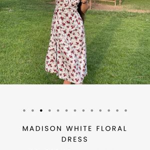 ‼️Price Drop MADISON WHITE FLORAL DRESS By Empral