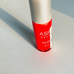 Asfa Halal Red Nail Paint