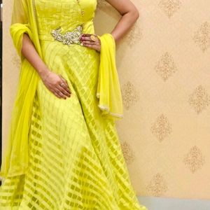 Lime Yellow Gown