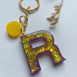 Unique And Sparkling Resin Keychain