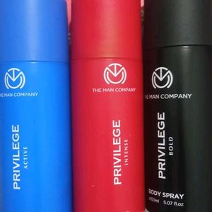 The Man Company 3 Body Spray