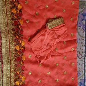 New Beautiful Chiffon Saree